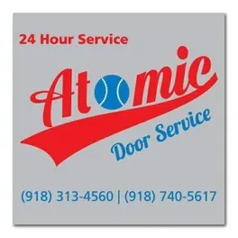 Business logo for Atomic Door Service